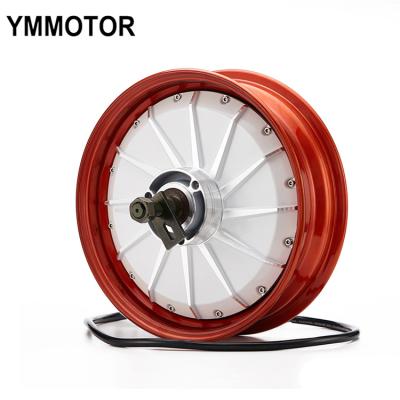 China Waterproof 12 Inch 2000W-4000W 72V High Brushless DC Electric Car Motor 30kw for sale