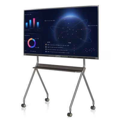 China D-LED Backlight 55inch Smart 20 Point Interactive Whiteboard Board Touch Screen LED Display With Camera For Remote Conference for sale