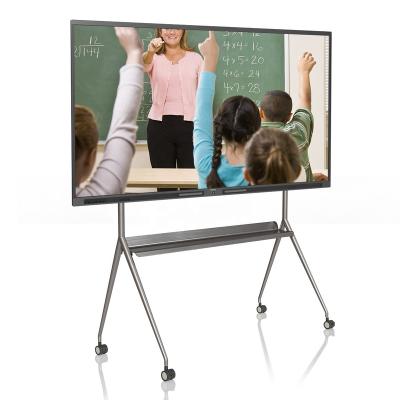 China D-LED Backlight 100 Inch Touch Interactive Backlight Display Led Smart Writing Board Panel With Camera MIC All At A PC Smart Classroom / School for sale