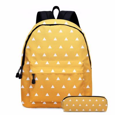 China Waterproof School Bags For Teenagers Boys Printed Backpack Leisure Rucksack Junior High School Satchel for sale