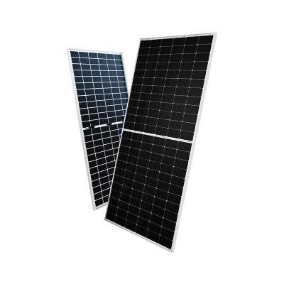 China Rooftop Qnsolar Topcon High Performance , High Efficiency Mono Bifacial Solar Panels 560w 570w 580w Photovoltaic Panels for sale