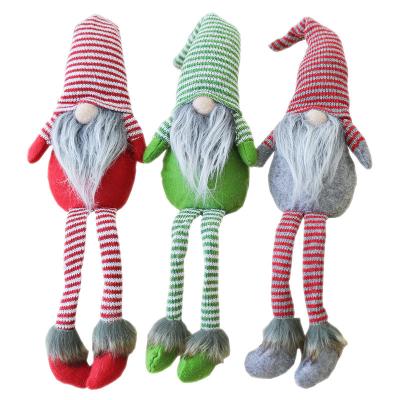 China Christamas Home Decor Gnome Plush | Christmas Decorations Leg The Long Bar Rudolf Faceless Doll Elf Decoration Hotel Mall Window Decoration for sale