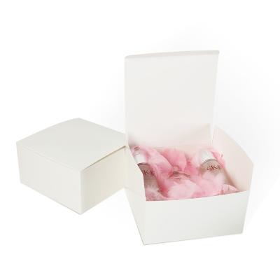 China Gift & White Craft Gift Box | 10 pcs 20x20x10cm paper gift box with lid for party favors, can be used for engagement, bridesmaid gifts for sale