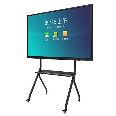 China School /classroom/ conference China manufacturer 86 inch Smart LCD Touch Screen Interactive Flat Panel Webcam Embedded Display for sale