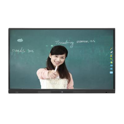 China School /classroom/ conference interactive meeting 75 86 100 inch 4K Uhd IR large interactive board touch screen panel for sale