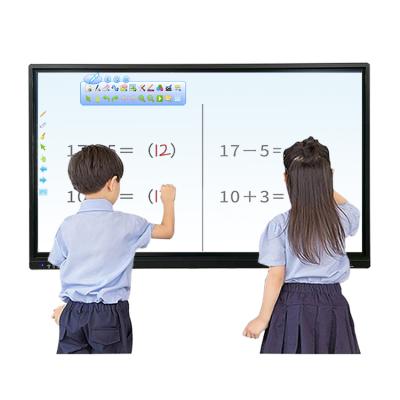 China Self-Service Business Led TV Multi-touch LCD Television Smart Interactive Whiteboard All In 75 Inch Running for sale