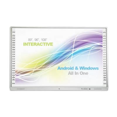 China Interactive touch panel for school /classroom/ conference touch board writing smart flat screen all in one interacvtive whiteboard projector for school classroom for sale