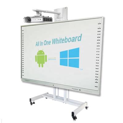 China Interactive touch board for school /classroom/ conference China-made price smart touch screen all in one electronic interactive whiteboard for meeting for sale