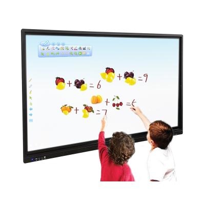 China Small interactive school /classroom/ conference meeting price led touch panel 4K TV UHD touch screen white boards smart whiteboard 3840x2160 TV 65 inch 75 86 inch for sale