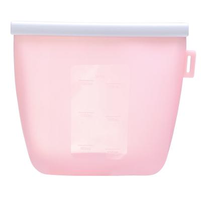 China Wholesale High Quality Eco - Friendly Collapsible Silicone Food Grade Storage Bags For Food Storage for sale