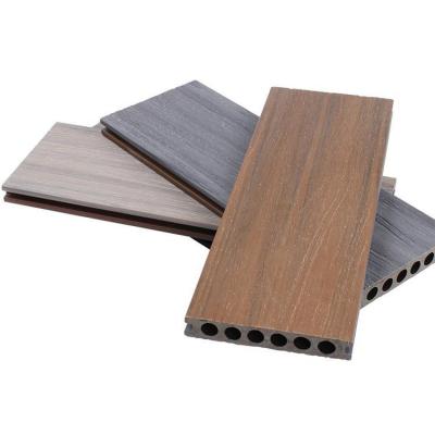 China Environmentally Friendly 2022 Co Extrusion Wpc Wooden Compound Decking Covered Waterproof Plastic Outdoor Decking For Outdoor Swimming Pool for sale