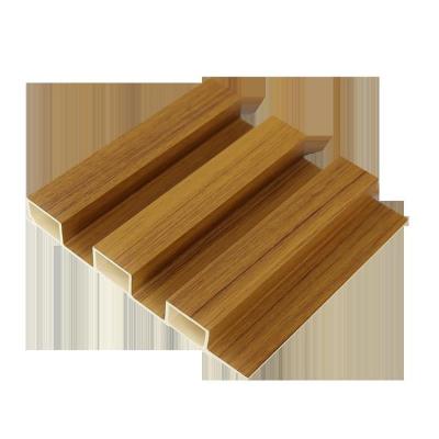 China Environmental Friendly Good Quality Decorative WPC Wall Panels Vinyl Siding Wainscoting Price 200x28mm for sale