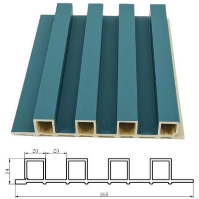 China Environmental Friendly Good Quality Wood Wall Cladding Wpc Plastic Composite Wall Panel Of Hollow Other Boards for sale