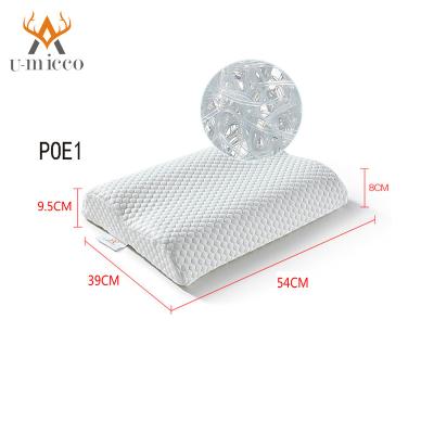 China Washable POE Adult Pillow Wave Shape Pillow For Neck And Shoulders Pain for sale