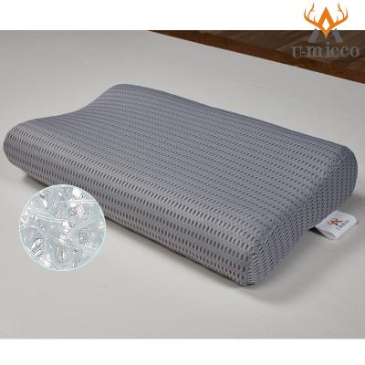 China High Polymer Adult POE Pillow Breathable Pillow with 3D Mesh Cover for sale