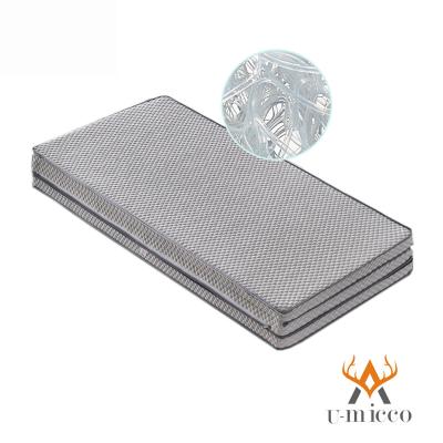 China White Air Fiber Portable Folding Mattress POE Washable Topper for sale