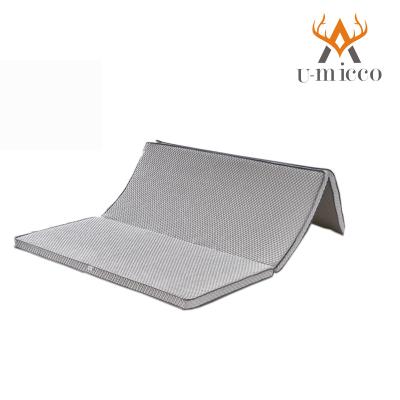 China Ultra Thin POE Portable Foldable Mattress Tri-fold Topper for sale