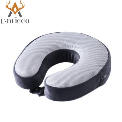 China Portable Curved Memory Foam Pillow Press And Release Valve Design for sale