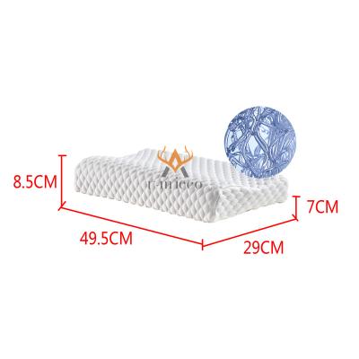 China U-micco Polymer Anti-bacterial Pillow S Shape Children Breathable Pillow for sale