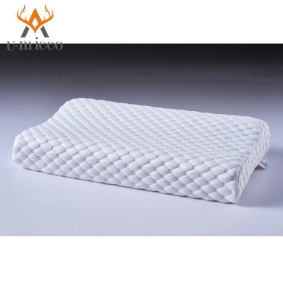 China Anti-bacterial Polymer Pillow Wave Shape Children Bed Pillow for sale