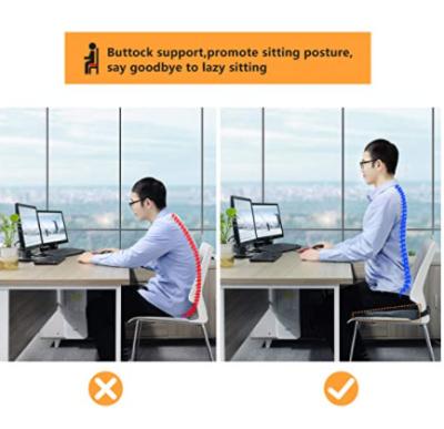 China Patented Pressure Relief Car Seat Support Cushion For Long Sitting Hours for sale