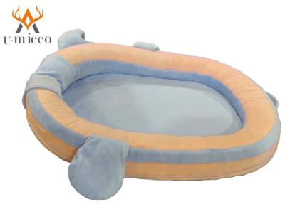 China Co-Sleeping Portable Travelling Breathable Soft POE Crib Nest Baby Lounger for sale