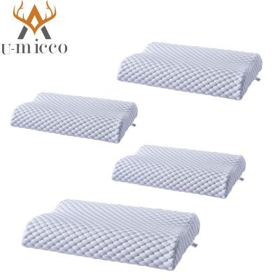 China Non-Slip Orthopedic Airfibe Foam Anti Bacterial Pillow With Removable Cover for sale