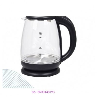 China 360 Degree Rotation Base Skd CKD Kettle Glass Parts Wholesale Household Appliances 1.7L Stainless Steel Water Electric for sale