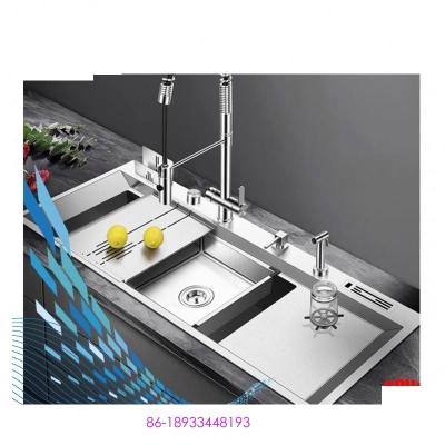 China Without Defrosting Kitchen Faucet Panel Faucet Sus304 Handmade Glass Joint Sink Manufacturer 11850P for sale