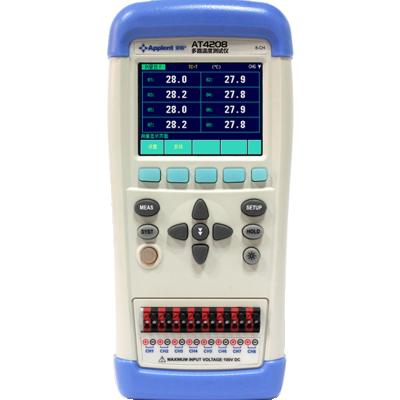 China Multi Channel Temperature Controller Portable Digital Data Logger for Industrial AT4202 for sale