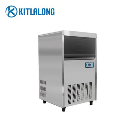 China Freezing KITLALONG Portable Commercial Stainless Steel Ice Maker Cube Ice Maker for Commercial Kitchen Cocktail Bar for sale