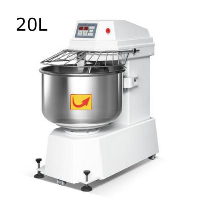 China Commercial flour doughmaker equipment bakery restaurant canteen RAWEN ICFZD kitchen mixer 20L H20 holding spiral mixer for sale