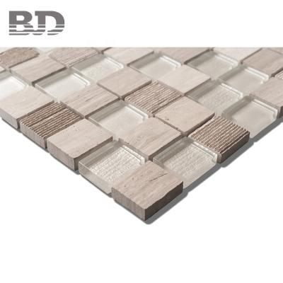 China New Style Fashion Modern Top Quality Durable Glass Mosaics Marble Block for sale