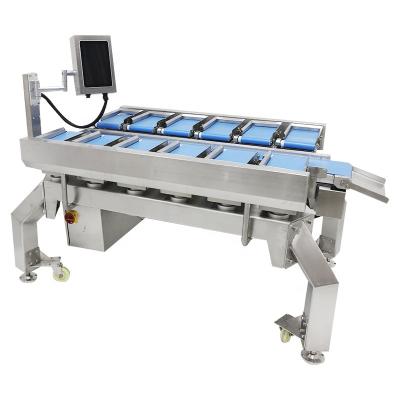 China 14 Head Combination Food Scale Weigher Multi Head Weight Conveyor Scale Belt Type Batching Machine for sale