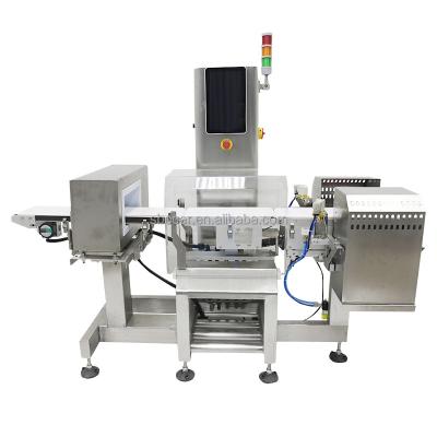 China MDC-Combined Industrial Condiment II Conveyor Meal Detector and Control Ceigher for Biscuit 300mm(W)*150mm(H) for sale