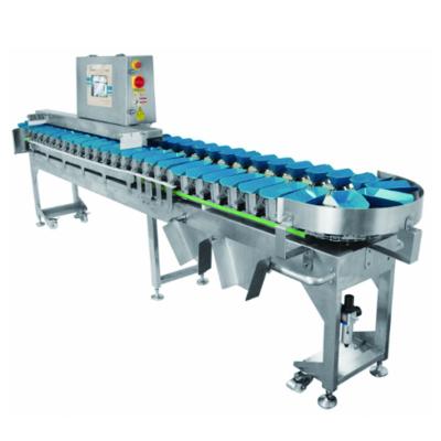 China High Speed ​​Multi Online Fruit Sorter Automatic Checks Meat Processing Plants Grade Sorter For Chicken for sale