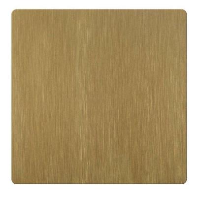 China Decorative and Constructive Rose Gold Mirror Brushed Stainless Steel Sheet for sale