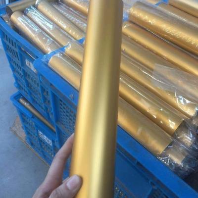 China Detecting Instrument 6061 Gold Extrusion Anodized Aluminum Profile For Decoration for sale