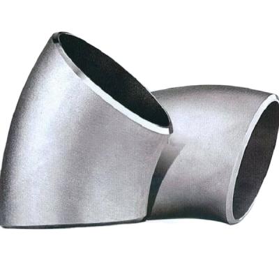 China stainless steel pipe elbow dimensions 22.5 degrees 1/2