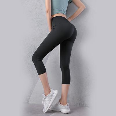 China Hot Selling Factory Direct Women's Logo Polyam And Spandex Organic Breathable Seamless Legging for sale