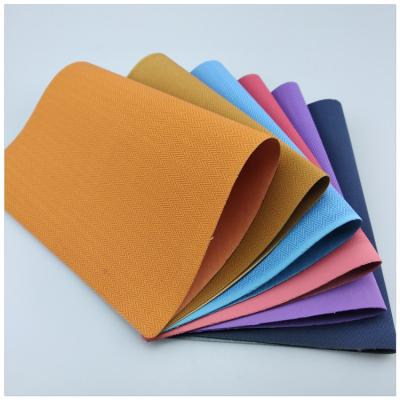 China 2018 New Design Abrasion-resistant Backing Technique Nonwoven Diary Cover Hot Stamping PU Leather Material for sale