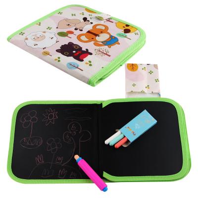 China Hot Selling Educational DIY Cardboard Painting Toys Chalk Book Painting Chalk Book For Baby for sale