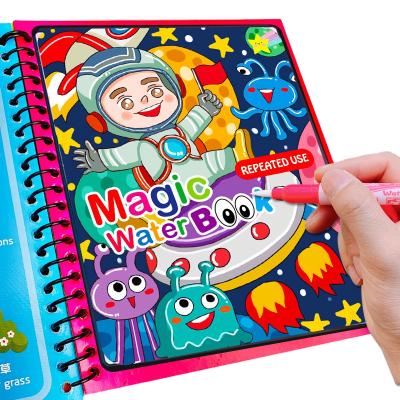 China Water Drawing Books Popular Educational Toys Coloring Book Magic Water Drawing Book For Children for sale