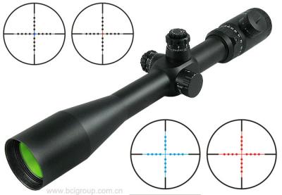 China optics sniper riflescope 6 - 24×44mm IR illuminated long eye relief riflescope for sale