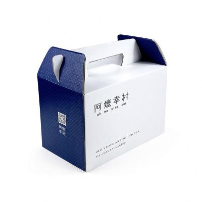 China Promotional gift ready to ship pink corrugated paper box and small cardboard storge package for sale