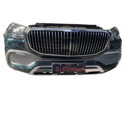 China GLS600 front safety kit plastic body kit set with w167 main grill side bumper skirt for Mercedes-Benz for sale