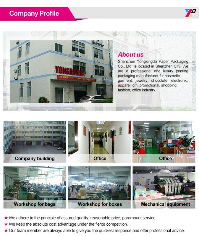 Verified China supplier - Shenzhen Yongxingda Paper Packaging Co., Ltd.