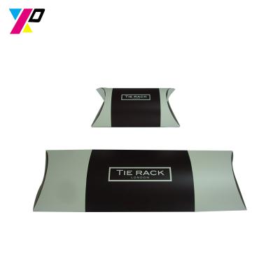 China Recyclable Wholesale Custom Paper Pillow Box With Logo Printing for sale