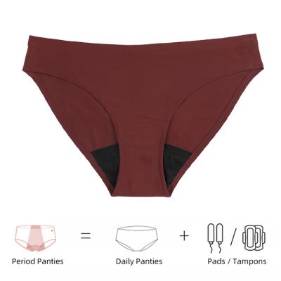 China Antibacterial In Women Menstrual Cycle Panties Period Panties Bragas Menstruales Running Period Underwear for sale