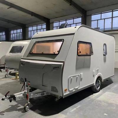 China Famous Luxury 380 Motorhomes Camping Caravans Van RV Travel Trailers Campervan Airstream Campers Travel Trailer With Bathroom For Sale for sale